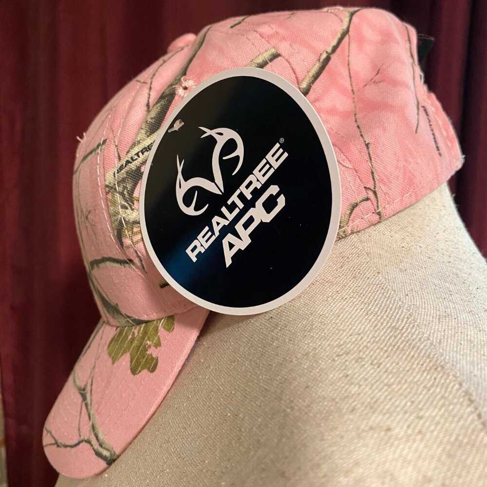 NWT REALTREE Pink Camo Hat - Ladies Fit - Picture 4 of 10